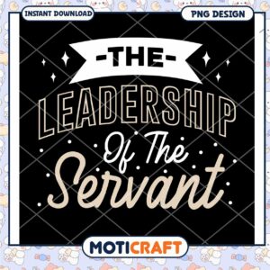 Leadership of the Servant PNG Design