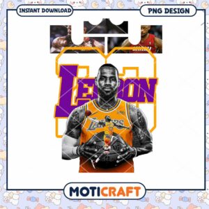 LeBron James PNG Sublimation Design