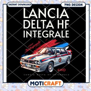 Lancia Delta HF Integrale PNG Design