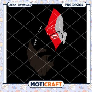 Kratos PNG Design Instant Download