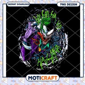 Joker Venom PNG Design Instant Download