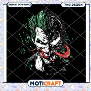 Joker Venom Fusion PNG Design Download