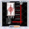 Japan City PNG Design 1986 Tokyo