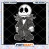 Jack Skellington PNG Cute Cartoon Design
