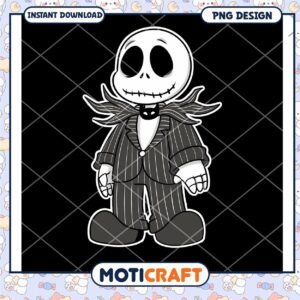 Jack Skellington PNG Cute Cartoon Design