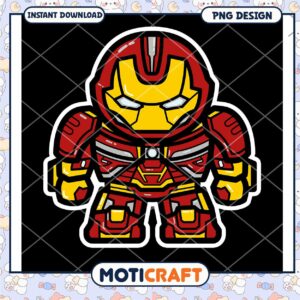 Iron Man PNG Design Instant Download