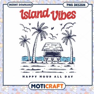 Island Vibes PNG Beach Bar Design