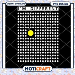 Im Different PNG Design Download