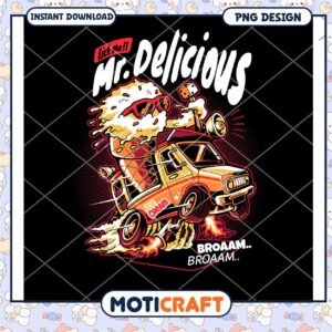 Ice Cream Truck PNG Design Instant Download