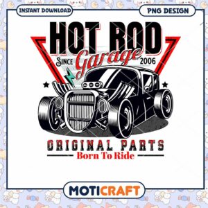 Hot Rod Garage PNG Design