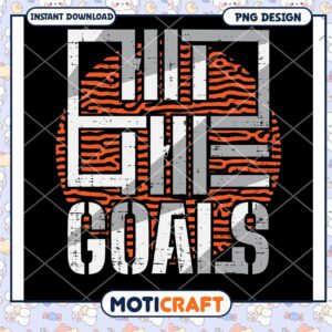 Hit The Goals PNG Design