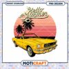 Hello Summer Retro Car PNG Design