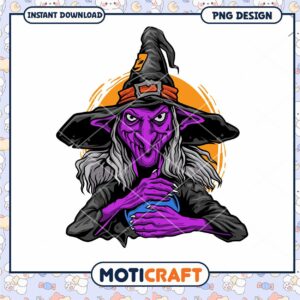 Halloween Witch PNG Design