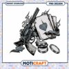 Gun Playing Cards PNG Design