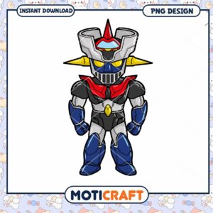 Grendizer PNG Design, Instant Download