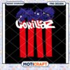 Gorillaz PNG Sublimation Design