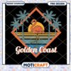 Golden Coast Flamingo PNG Design