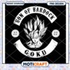 Goku Son of Bardock PNG Design