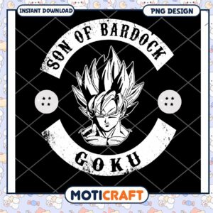 Goku Son of Bardock PNG Design