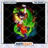 Goku Dragon PNG Sublimation Design