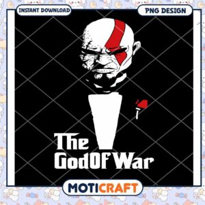 God of War PNG Design Instant Download