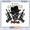 Gangster Skull PNG Design Instant Download