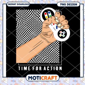 Gaming Hand PNG Time For Action
