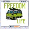 Freedom Life Van PNG Design