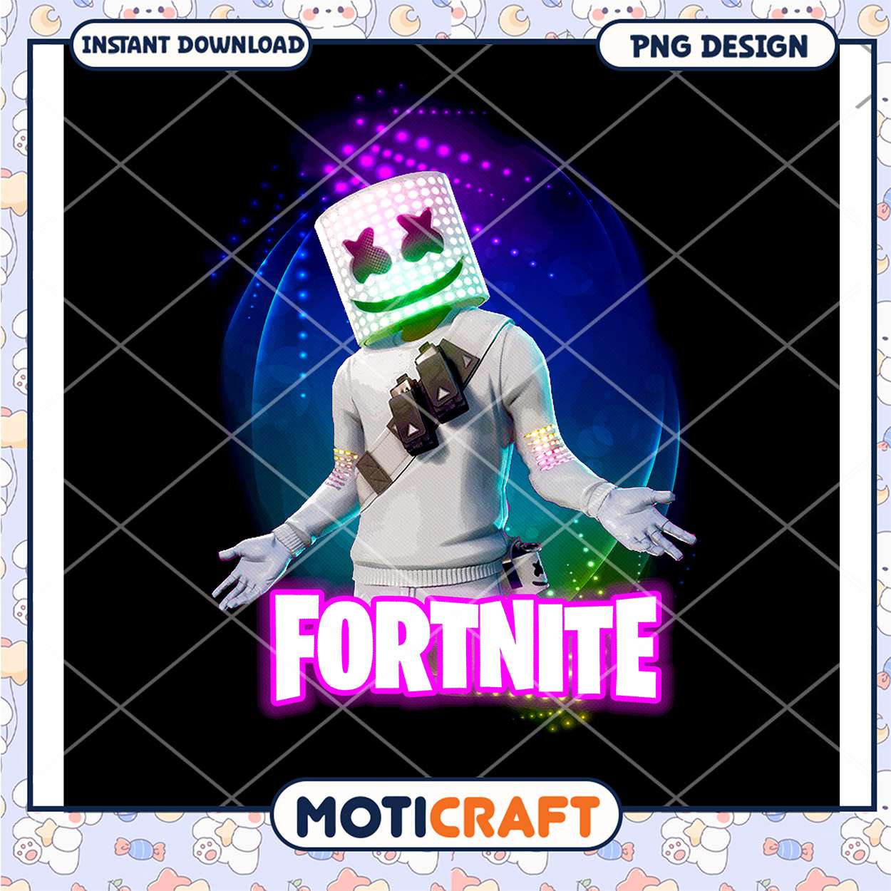 Fortnite Marshmello PNG Design Fortnite Marshmello PNG Design