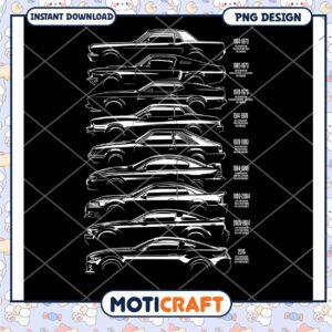 Ford Mustang Evolution PNG Design