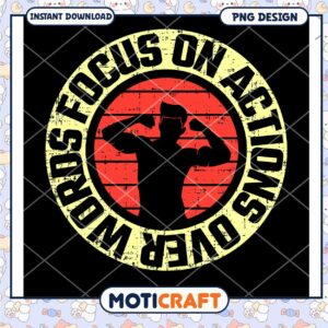 Focus On Actions PNG Design
