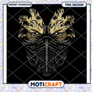 Fierce Masked Dragon PNG Design