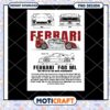Ferrari F40 PNG Blueprint Design