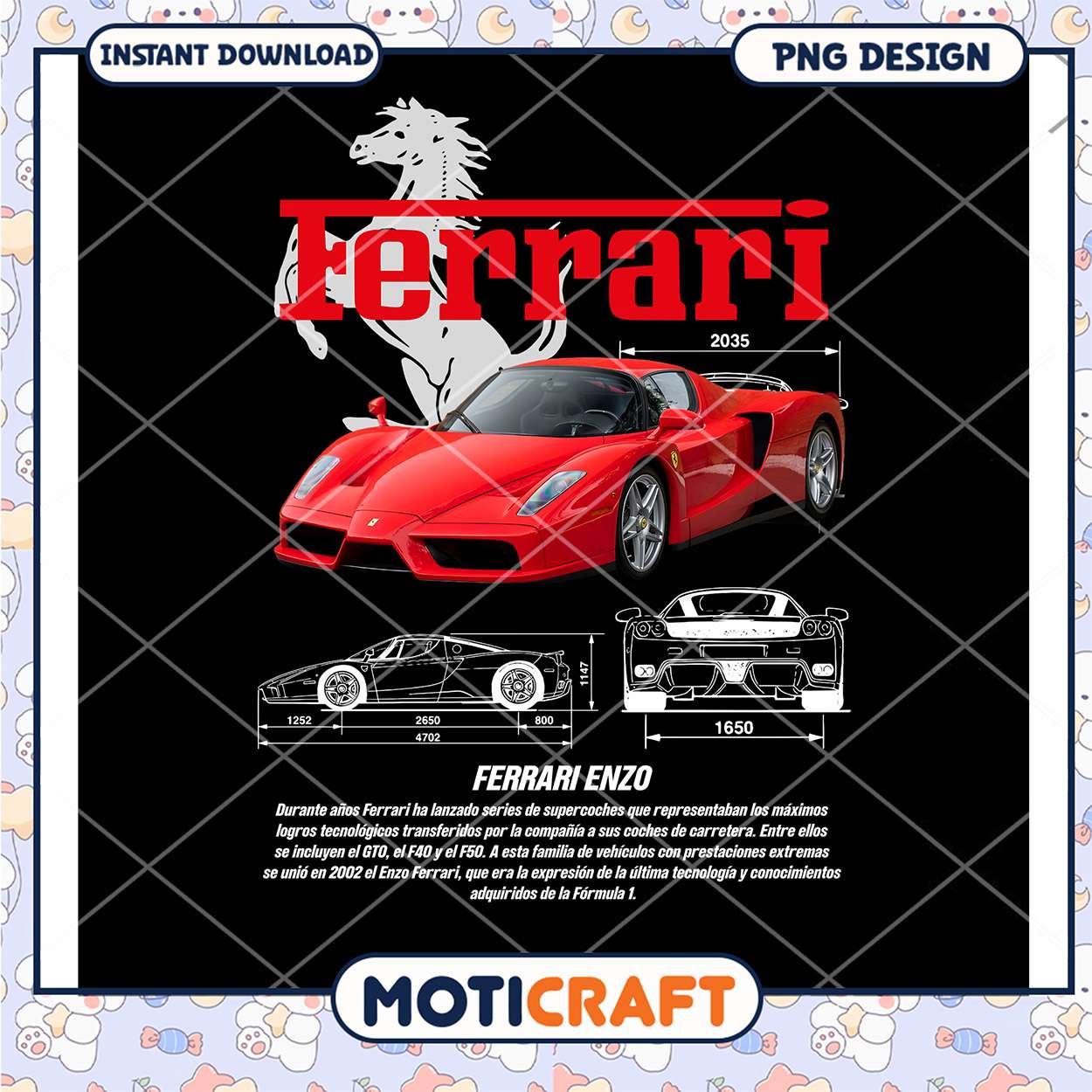 Ferrari Enzo PNG Design Download Ferrari Enzo PNG Design Download