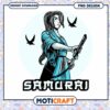 Female Samurai PNG Design