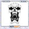 Ferocious Skull PNG Design Instant Download 1 Ferocious Skull PNG Design Instant Download