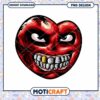 Evil Heart PNG Design, Instant Download 2 Evil Heart PNG Design, Instant Download
