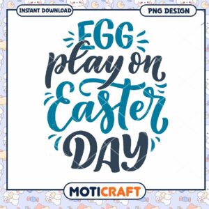 Egg Play on Easter Day PNG Design