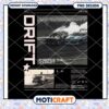 Drift Racing PNG Design Instant Download