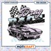 Drag Race Muscle Car PNG Design