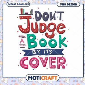 Dont Judge A Book By Its Cover PNG