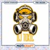 DJ Toxic Gas Mask PNG Design