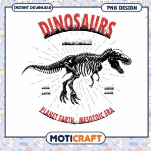 Dinosaur Skeleton PNG Design