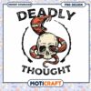 Deadly Thought Skull Snake PNG Design 1 Deadly Thought Skull Snake PNG Design