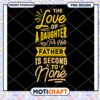 Daughter's Love for Father PNG Design