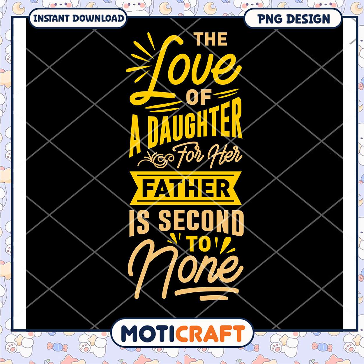 Daughter's Love for Father PNG Design Daughter's Love for Father PNG Design