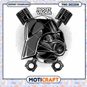 Darth Vader Turbo PNG Design
