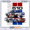 Datsun 510 PNG Design Instant Download