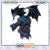 Dark Dragon PNG Design Instant Download