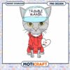 Cute Troublemaker Cat PNG Design 2 Cute Troublemaker Cat PNG Design